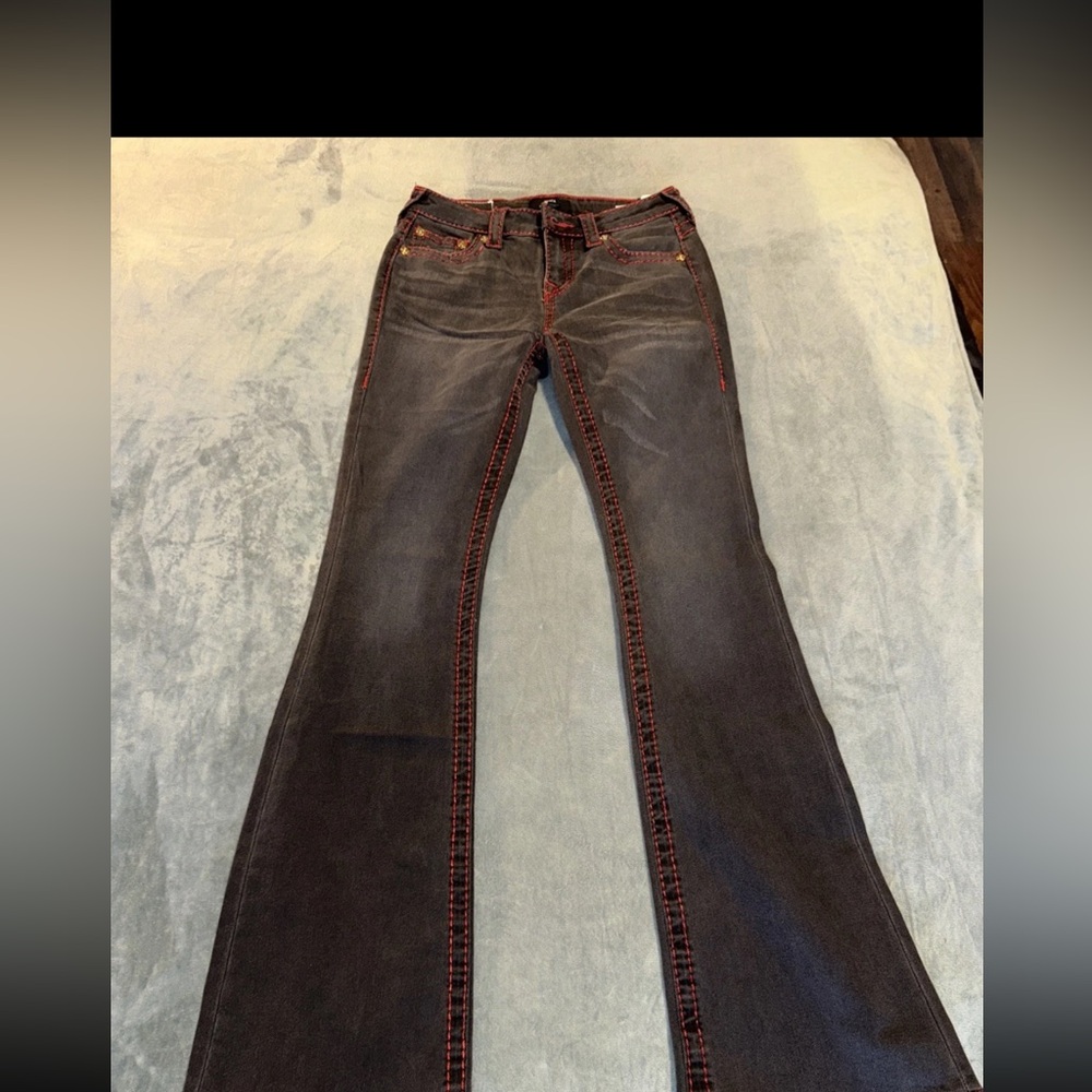 NWT $159 True Religion Becca SN Mid Rise  Bootcut Medium  Size  25